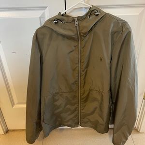 Like new all saints rain coat